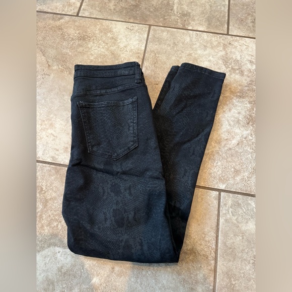 Joes The Charlie High Rise Skinny Jeans snake print - Picture 1 of 4